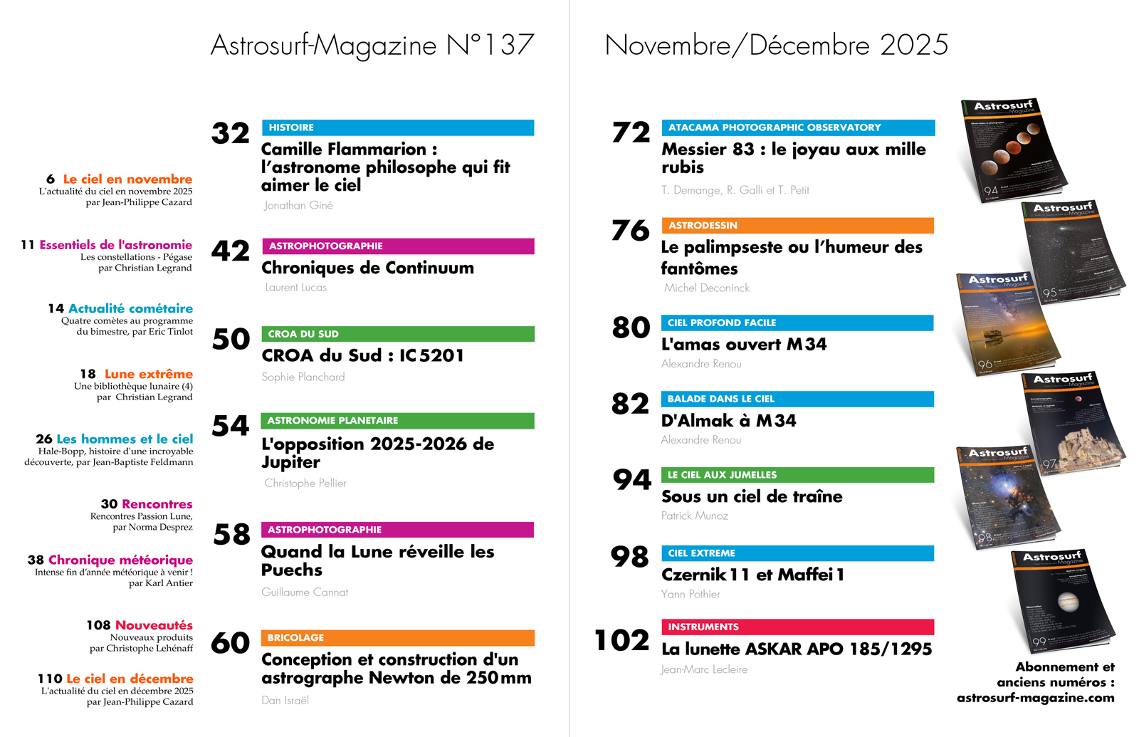 ASM137 Sommaire 1600