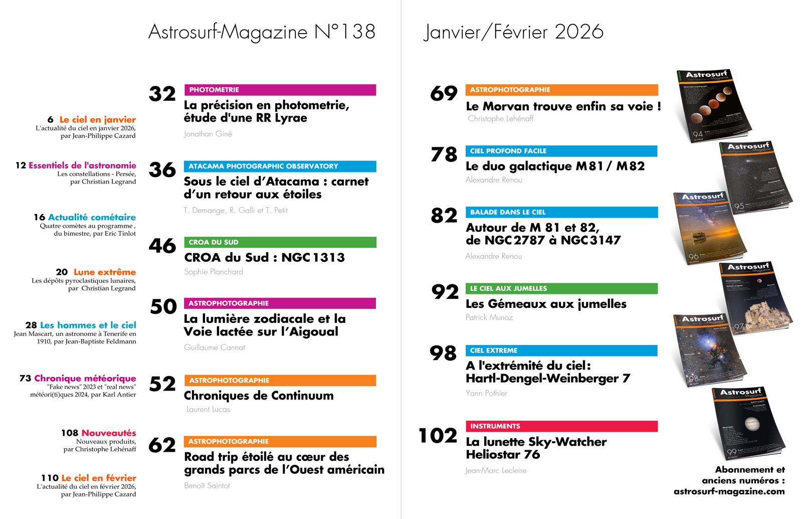 ASM138 Sommaire 1600